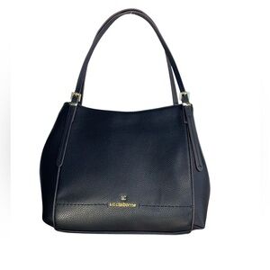 Liz Claiborne Black Short Double Handled Purse